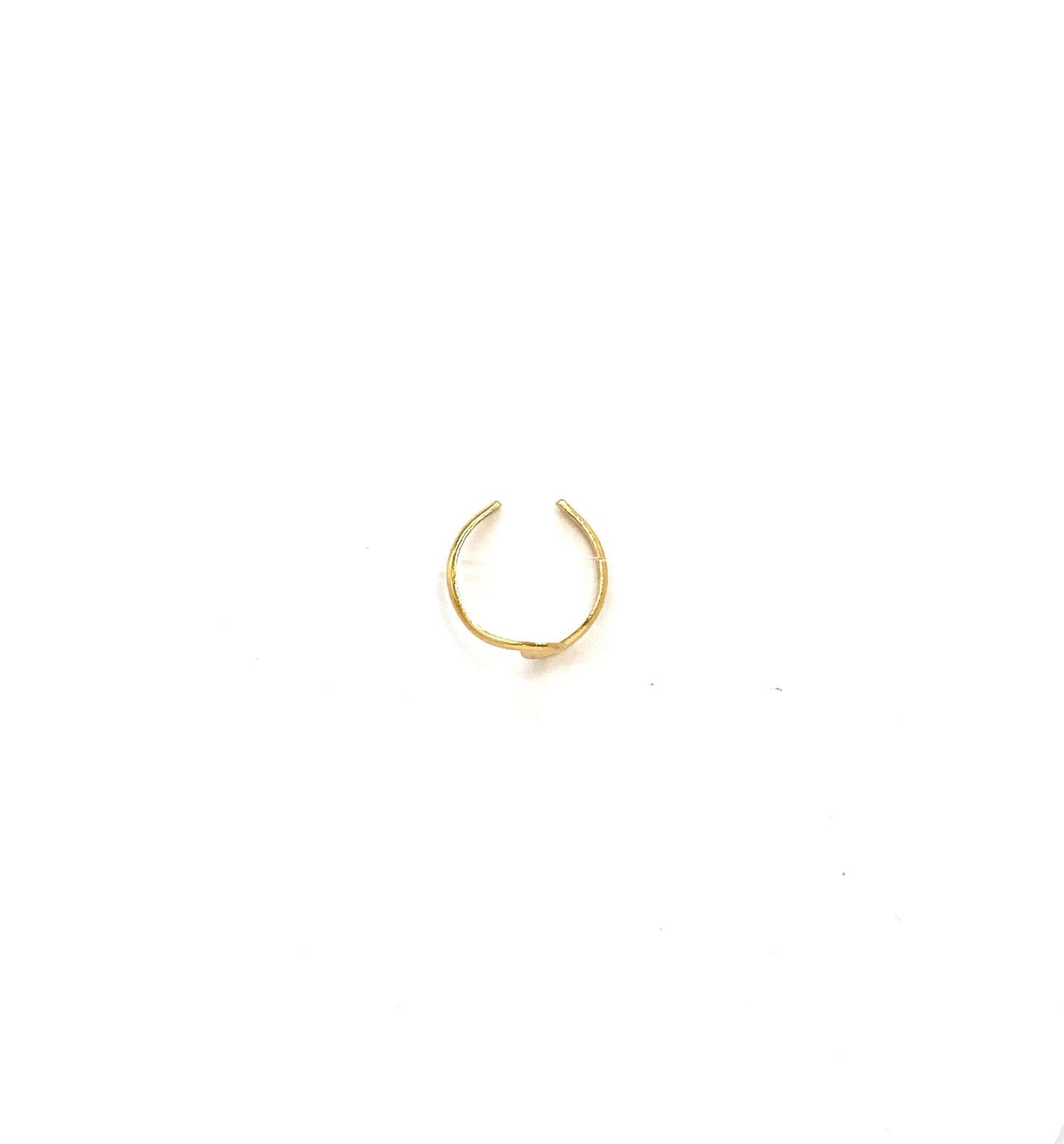 Anillo acero inoxidable para mujer con forma de ola de mar