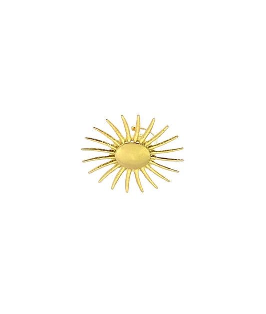 Anillo acero inoxidable para mujer con forma de Sol