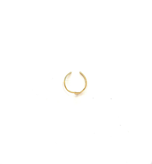 Anillo acero inoxidable para mujer con forma de ola de mar