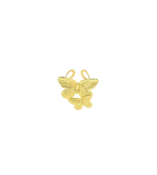 Anillo acero inoxidable para mujer con forma de mariposa