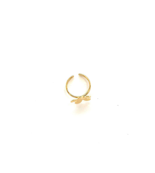 Anillo acero inoxidable para mujer con forma de flor