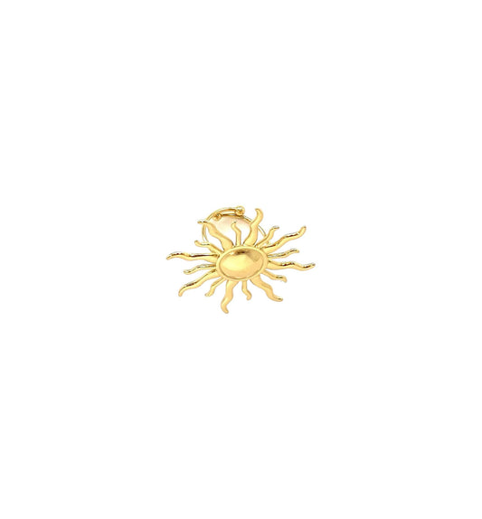 Anillo acero inoxidable para mujer con forma de sol