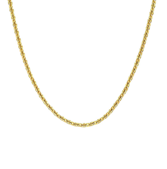 collar acero inoxidable mujer con forma de CADENA