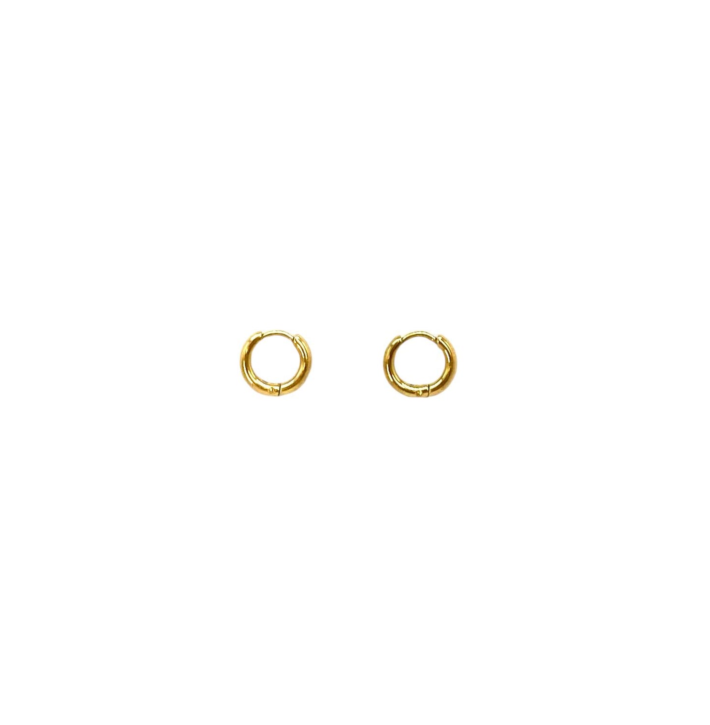 pendientes de aro acero inoxidable para mujer con forma de anillo