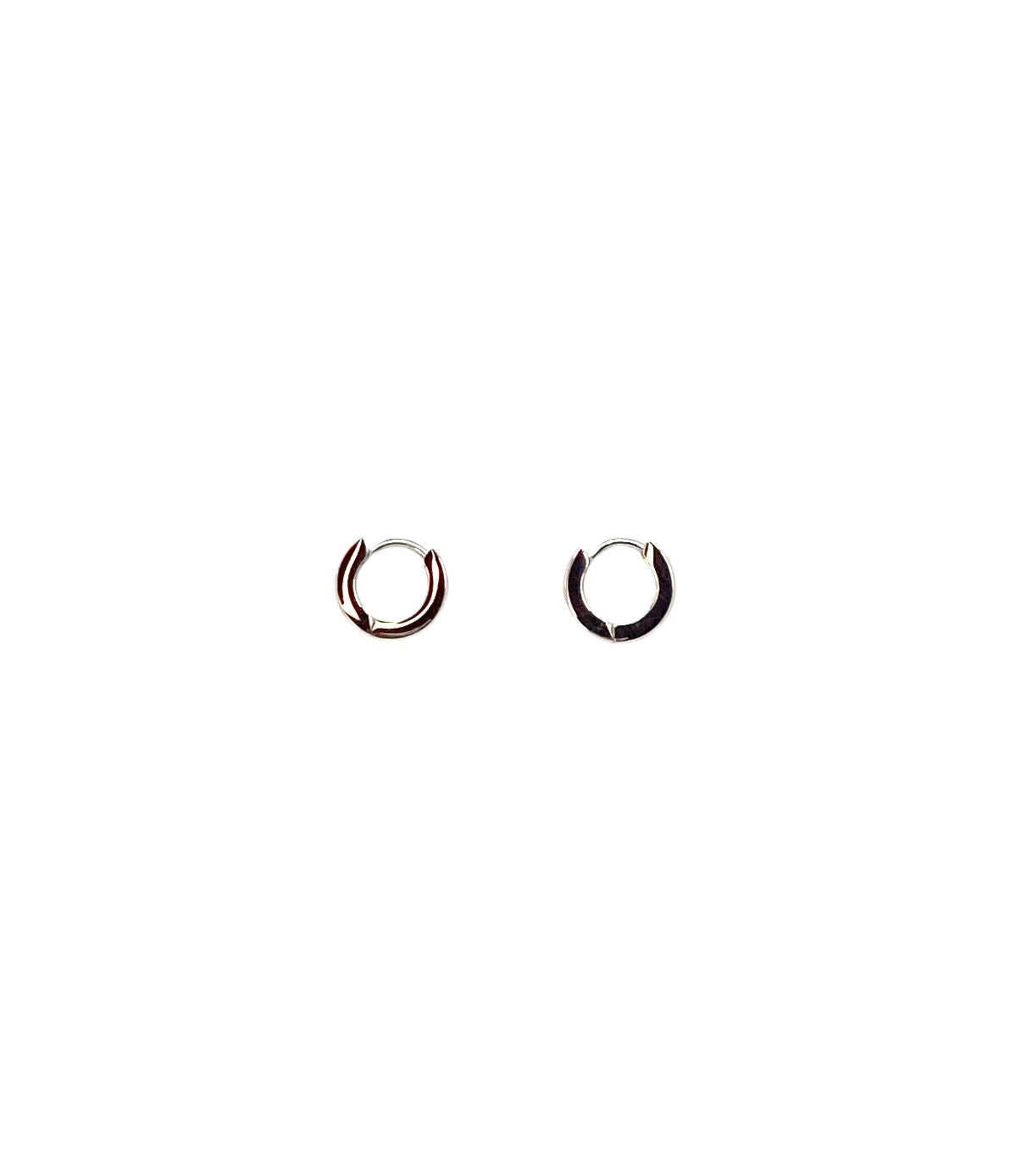 pendientes de aro acero inoxidable para mujer con forma de anillo